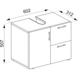MID.YOU OMARICA ZA POD UMIVALNIK 61/51/32 cm | Shoptok.si