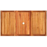  Vrtni stol bež 140 x 80 x 75 cm od poliratana i drva bagrema | shoptok.hr