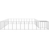  Pasji boks srebrn 31,46 m² jeklo | Shoptok.si