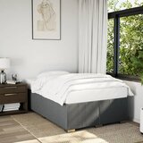  Krevet s oprugama i madracem tamnosivi 120 x 200 cm od tkanine | shoptok.hr