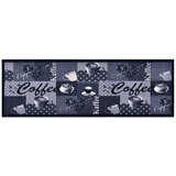 vidaXL Kuhinjska preproga pralna motiv kave modra 60x300 cm, (20668851) | Shoptok.si