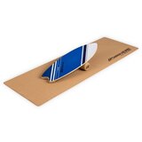 Boarderking Indoorboard Wave, deska za držanje ravnotežja, podložka, valj, les/pluta | Shoptok.si