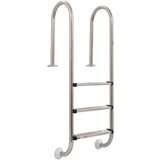 The Living Store Lestev za bazen s 3 stopnicami nerjaveče jeklo 304 120 cm - Bazenska Lestev, (21419026) | Shoptok.si