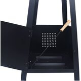 Posuda za vatru crna 35 x 35 x 99 cm čelična | shoptok.hr