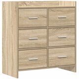 vidaXL Kreveta Hrast sonoma 75 x 33 x 80 cm Konstruirano drvo - Hrast sonoma | shoptok.hr