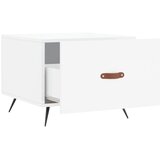  Stolići za kavu 2 kom sjajni bijeli 50x50x40 konstruirano drvo | shoptok.hr