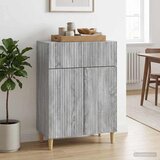  Kreveta Siva sonoma 66 x 34,5 x 90 cm Konstruirano drvo Slike