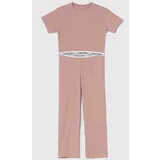 Calvin Klein Underwear Otroška pižama roza barva