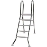 Legirano jeklo - postavitvena lestev za bazene višine 120 cm - 4 + 2 stopnici