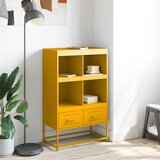  Visoka komoda boja senfa 68x39x111,5 cm od čelika | Eponuda.ba