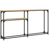  The Living Store Konzolna mizica sonoma hrast 145x22,5x75 cm inženirski les - Konzolna Mizica, (21500647) | Shoptok.si