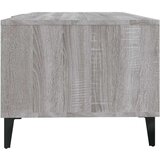 vidaXL Klubska mizica siva sonoma 102x50x40 cm konstruiran les | Shoptok.si
