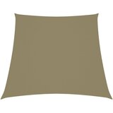 vidaXL Senčno jadro oksford blago trapez 4/5x4 m bež | Shoptok.si