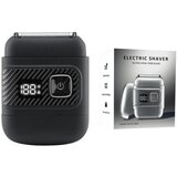 INF Gibajoči 3-listni električni brivnik – nerjaveča rezila, Type-C Black, (5000287177) | Shoptok.si