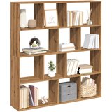  za knjige boja hrasta 132x29x141,5 cm konstruirano drvo | shoptok.hr