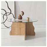 Hanah home sto za dnevnu sobu butterfly sapphire oak transparent | Eponuda.com