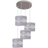  Luster na sajli HELEN 4xE27/15W/230V siva/srebrna | Eponuda.com