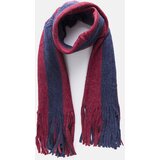 Gemre Navy Red Fringed Scarf Lana Cijene