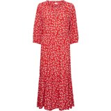 Cream Obleka 'Tiah ' rubin rdeča / bela | Shoptok.si