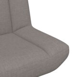  Vrtljiv stol Taupe 63 x 75 x 76 cm blago, (5000288961) | Shoptok.si