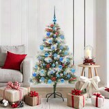  Umjetno božićno drvce S LED lampica Zelena i bijela 150 cm | shoptok.hr