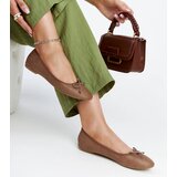 Gemre Brown eco-leather ballet flats Pavla | shoptok.hr