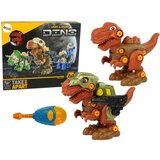  Dinosaur DIY Tyrannosaurus narančasti s zvukom i svijetlom | shoptok.hr