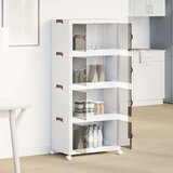 vidaXL Škatla za shranjevanje s kolesi 75 L 64x40x141,5 cm | Shoptok.si