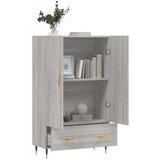 vidaXL Visoka komoda siva boja hrasta 69 5x31x115 cm konstruirano drvo | shoptok.hr