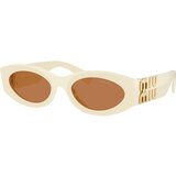Miu Miu MU11WS 21D90Q ONE SIZE (54) Bež/Rjava | Shoptok.si