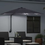  Vrtni suncobran Antracit 248 x 248 x 148 cm Poliester i čelik | Eponuda.ba