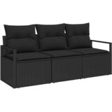  Set sofe 3 kom. Crna poliratan | shoptok.hr