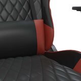  Masažna igraća stolica s osloncem crna i boja vina umjetna koža | shoptok.hr