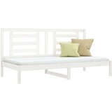  Dnevna postelja bela 90x200 cm trdna borovina, (20725806) | Shoptok.si