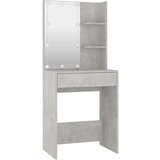  Komplet toaletnih mizic z LED lučkami betonsko siv konstr. les, (20818135) | Shoptok.si