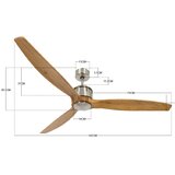  Lucci air 210506 - Plafonski ventilator AIRFUSION AKMANI paulovnija/braon + daljinski upravljač | Eponuda.com
