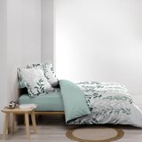 Douceur d intérieur Bela/zelena posteljnina za zakonsko posteljo/podaljšana iz bombažnega perkala 240x220 cm Wendy – | Shoptok.si