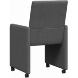  Blagovačke stolice s kotačima 2 pcs Tamno siva 57 x 66 x 94 cm | Eponuda.com