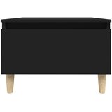 vidaXL Bočni stolić crni 50 x 46 x 35 cm od konstruiranog drva | shoptok.hr