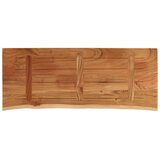 Stolna ploča 110x40x2,5 cm pravokutna bagremovo drvo živi rub | shoptok.hr
