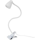 Izoxis stolna LED lampa s kopčom i postoljem, bijela Slike