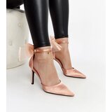 Gemre Light Pink Heels with Bow Ilaysa | shoptok.hr