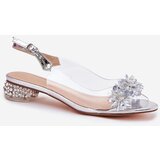 S. BARSKI Transparent Sandals On Low Heel With Decoration D&A | ePonuda.com