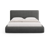 Cosmopolitan Design Sivi tapecirani bračni krevet s prostorom za odlaganje s podnicom 180x200 cm Colonel – | shoptok.hr