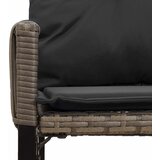  Set vanjskog namještaja 7 pcs Siva i tamno siva poliratan | shoptok.hr