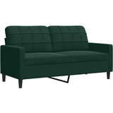  4-dijelni set sofa s jastucima tamnozeleni baršunasti | Eponuda.com