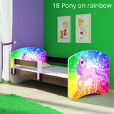  Otroška postelja ACMA z motivom, stranska wenge 160x80 cm 18 Pony on a rainbow | Shoptok.si