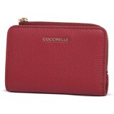 Coccinelle Denarnica R63 SOFT METAL Rdeča Cene