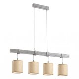 Brilagi LED luster na lanku NUBILA 4xE27/60W/230V siva/svetlo braon | Eponuda.com