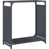vidaXL stojalo za drva antracitno 60x28x65 cm hladno valjano jeklo | Shoptok.si